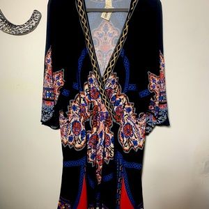 Plus size assimetrical peasant dress HOT